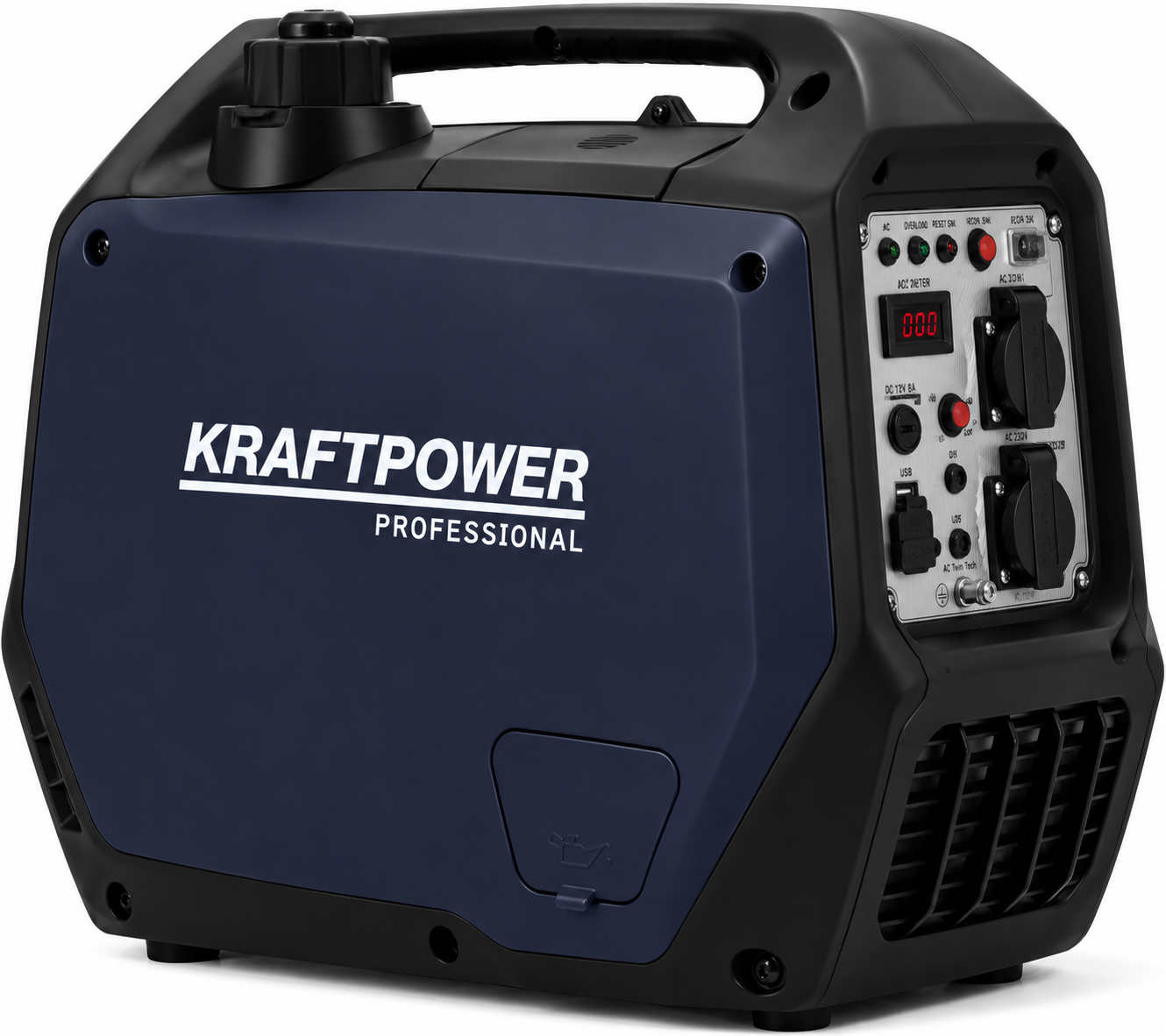 Groupe électrogène Inverter Essence 4000W KRAFTPOWER — Silencieux 230V