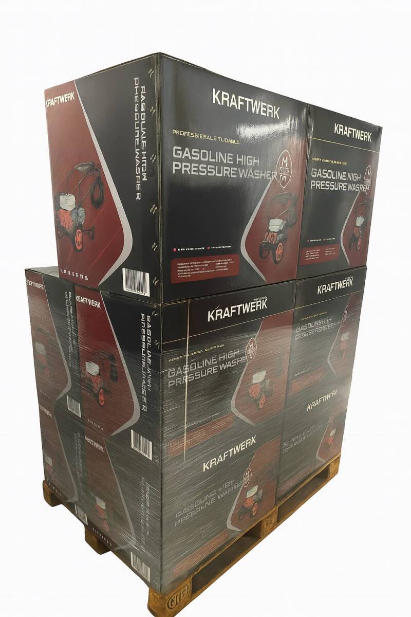 Palette de 6 Nettoyeurs Haute Pression Thermiques Professionnels – 240 Bars / 3500 PSI
