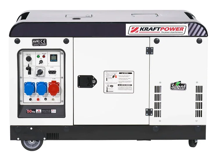 Groupe Électrogène Diesel Triphasé Silencieux – KRAFTPOWER 20 kVA STAGE V