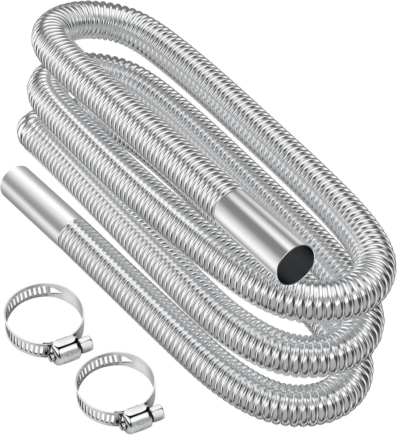 Kit d’évacuation échappement inox 3 mètres – Groupe électrogène diesel Ø25 mm