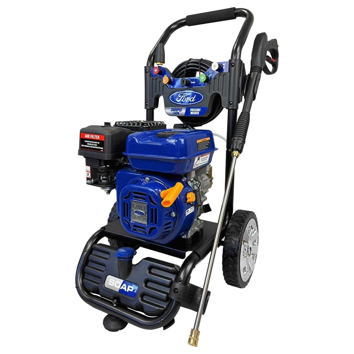 Nettoyeur Haute Pression Thermique à Essence Ford FPWG3400H - 3400 PSI (234 bars) - 9.8 L/min