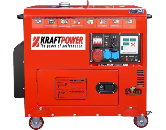 Groupe électrogène Diesel 12 kVA Triphasé — Supersilencieux AVR 230V & 400V