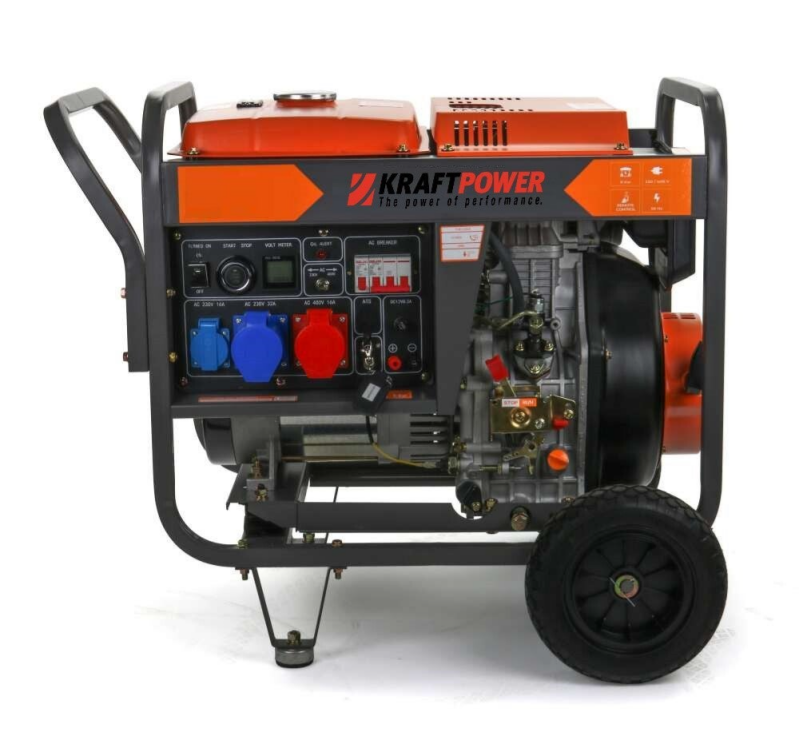 Groupe électrogène diesel 10 KVA DUALPOWER 380v/220v mobile