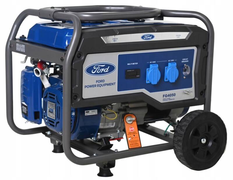 Groupe électrogène Ford Essence 4 kVA Monophasé – 2800W max | Moteur 7 CV | Silencieux & Économique