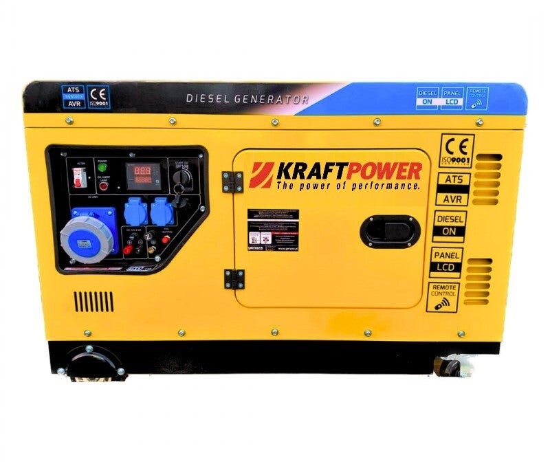 Groupe électrogène diesel 14 kVA Monophasé Supersilencieux