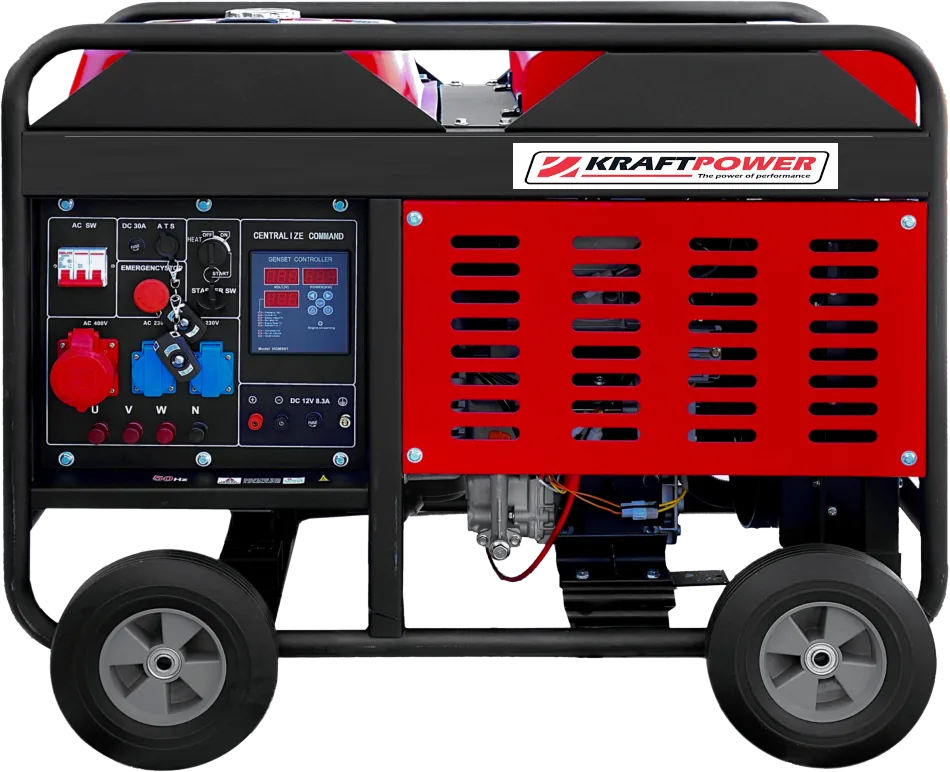 Groupe électrogène diesel 18 kVA triphasé – BI-CYLINDRE – Démarrage électrique – Version OPEN mobile