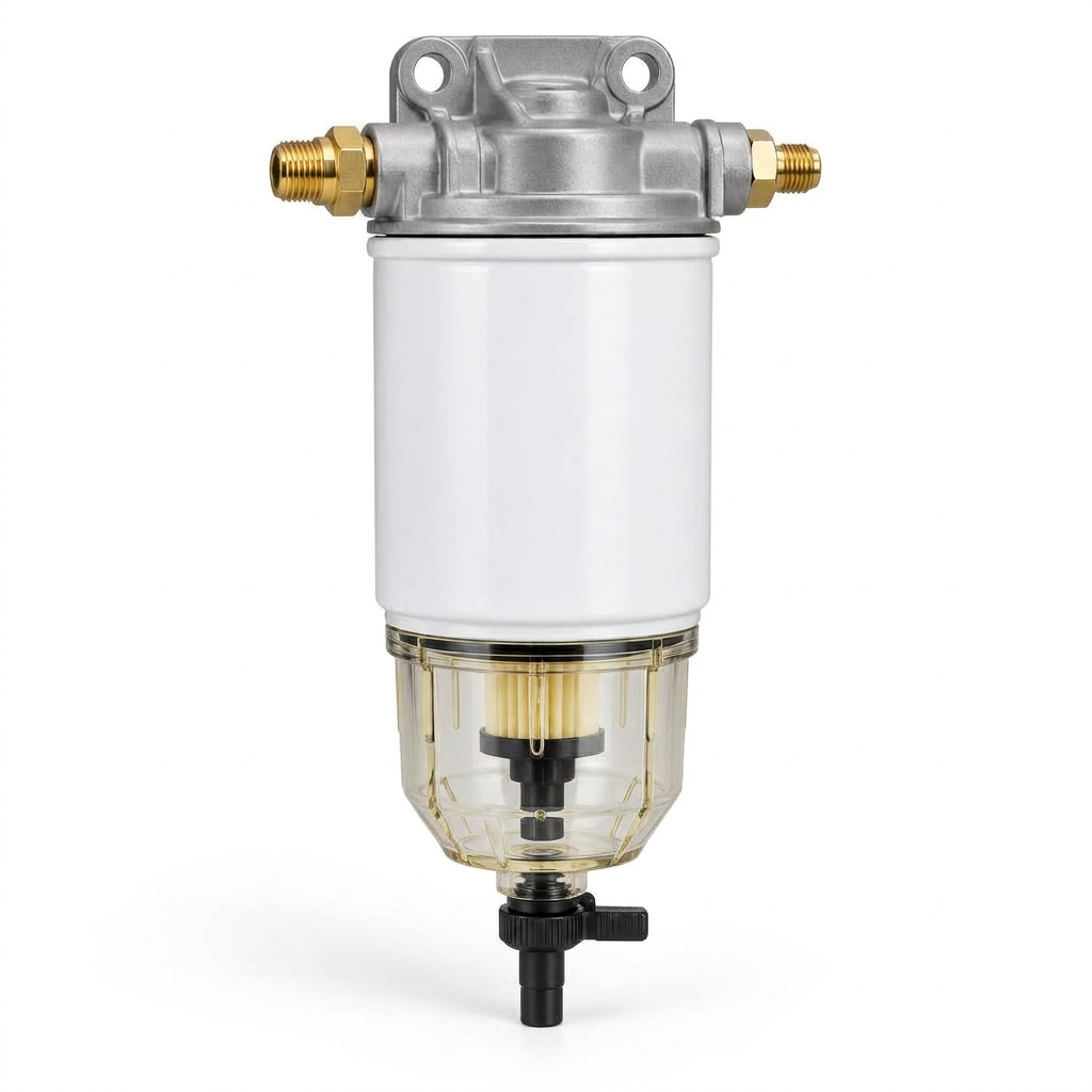 Filtre à gasoil avec séparateur d'eau pour groupe électrogène diesel