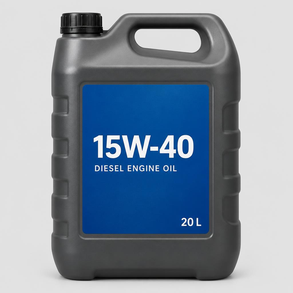 Huile moteur diesel 15W-40 – bidon 20 L pour groupe électrogène — vue 1
