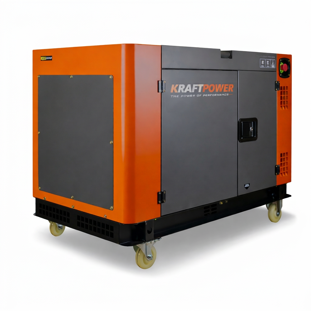 Groupe électrogène diesel silencieux 25 kVA KRAFTPOWER — vue 1